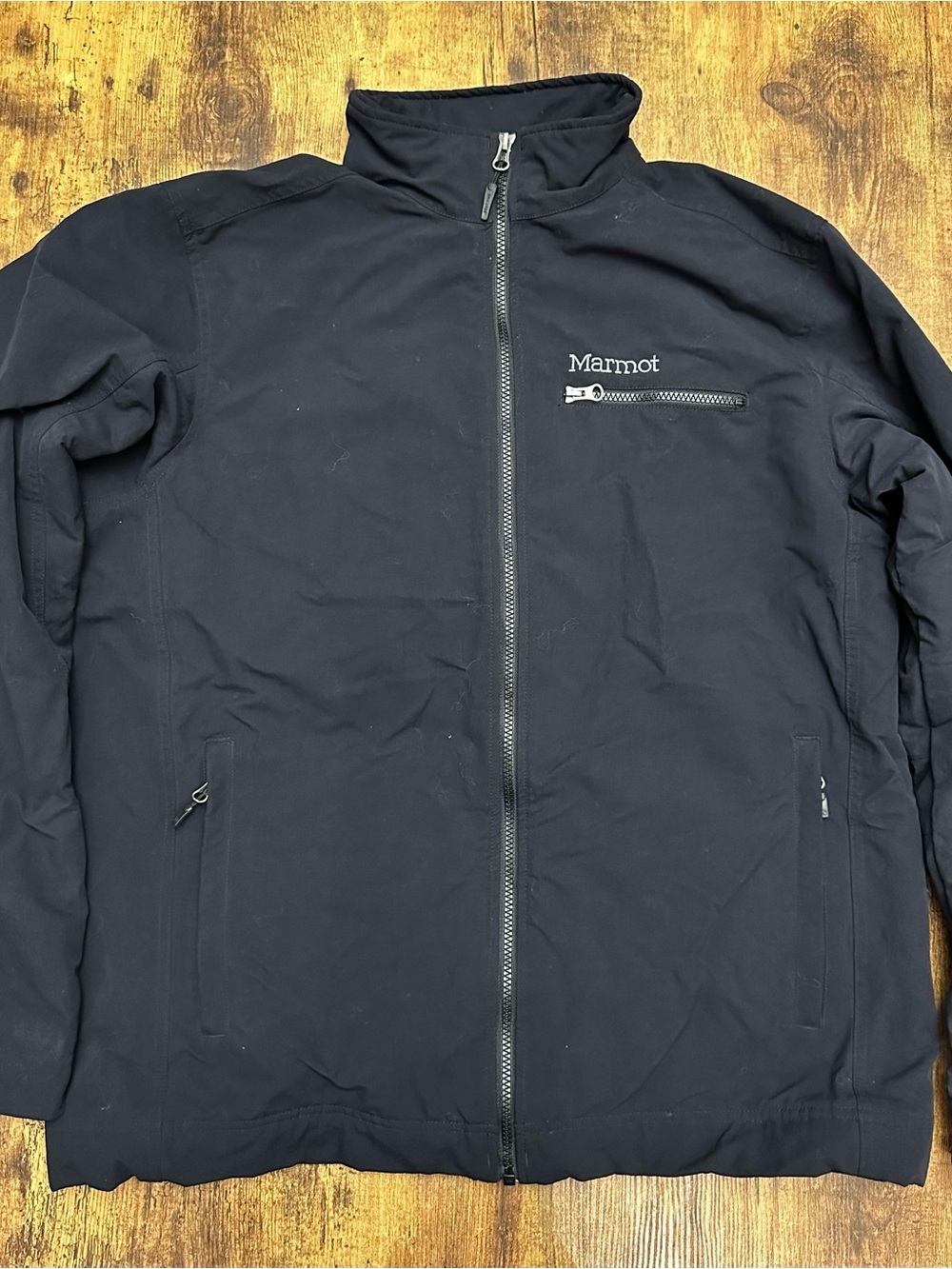 Marmot Men's Black Lined Full-Zip puff Jacket #258